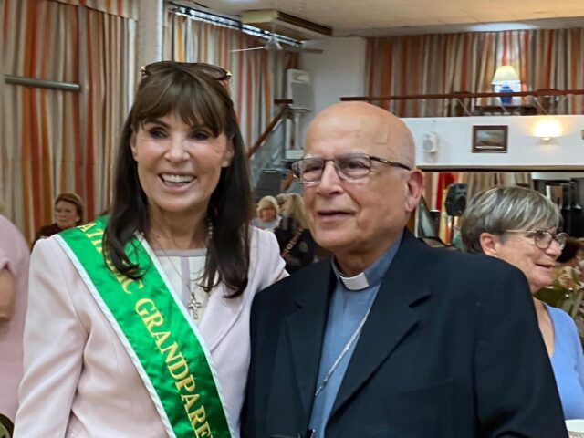 Bishop Carmel Bishop of Gibraltar and Catherine Wiley